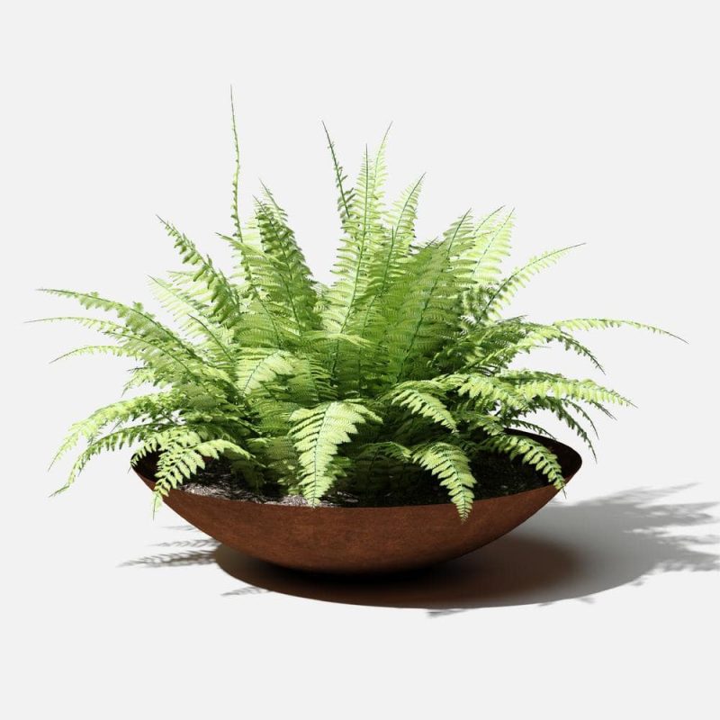 Veradek Rust Bowl 32 in. Corten Steel Metal Round Planter RBV32RS - Image 3