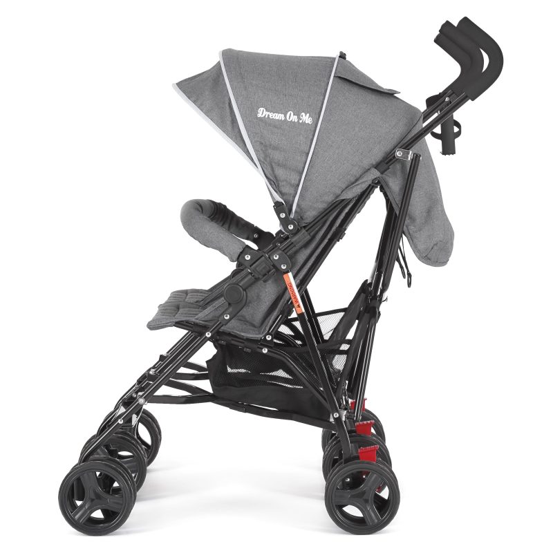 Dream On Me Volgo Twin Umbrella Stroller, Dark and Light Grey - Image 8