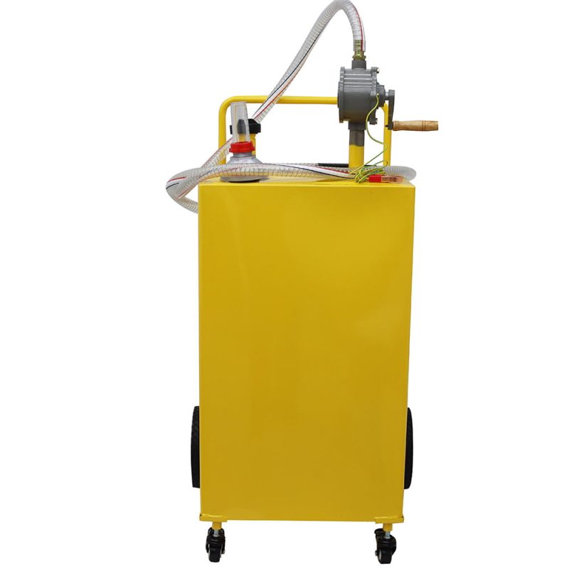 INTBUYING 30 Gallon Portable Gas Caddy Fuel Storage Tank Portable Refueling Drum Oil Storage Tank - Image 5