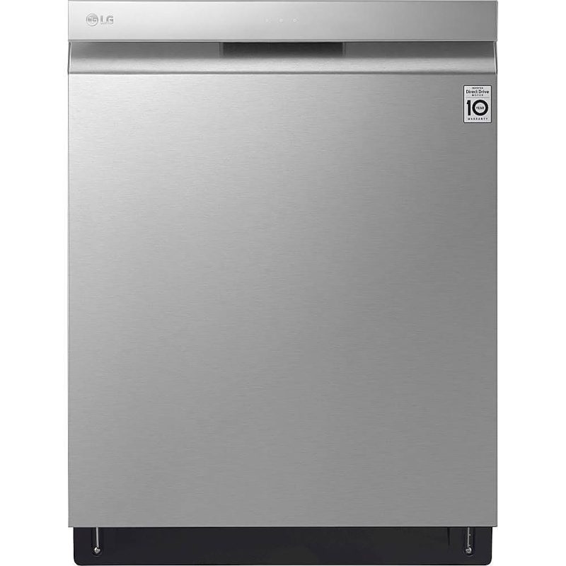 LG - 24" Top Control Built-In Smart WiFi-Enabled Dishwasher with Steam, 3rd Rack and Stainless Steel Tub - Stainless steel - Image 23