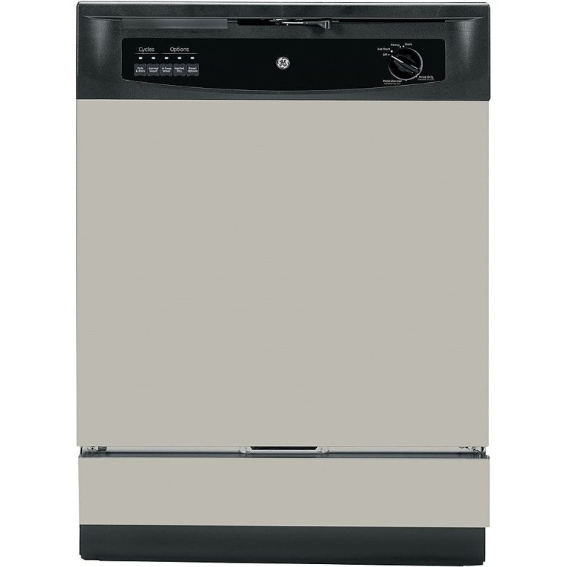 GE - 24" Built-In Dishwasher - Silver - Image 3