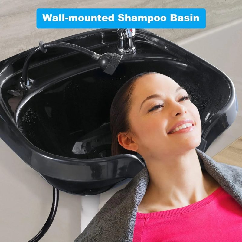 Hair Basin Sink Shampoo Bowl CUPC Certified Vacuum Breaker Sprayer Neck Rest Beauty Salon Equipment for Home Barbershop - Image 8