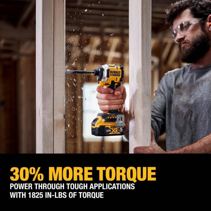 ATOMIC 20V MAX Cordless Brushless Compact 1/4 in. Impact Driver (Tool Only) DCF850B - Image 2