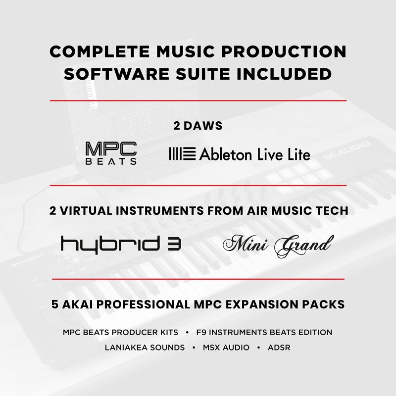 M Audio Oxygen 61 MKV Arpeggiator - Image 8