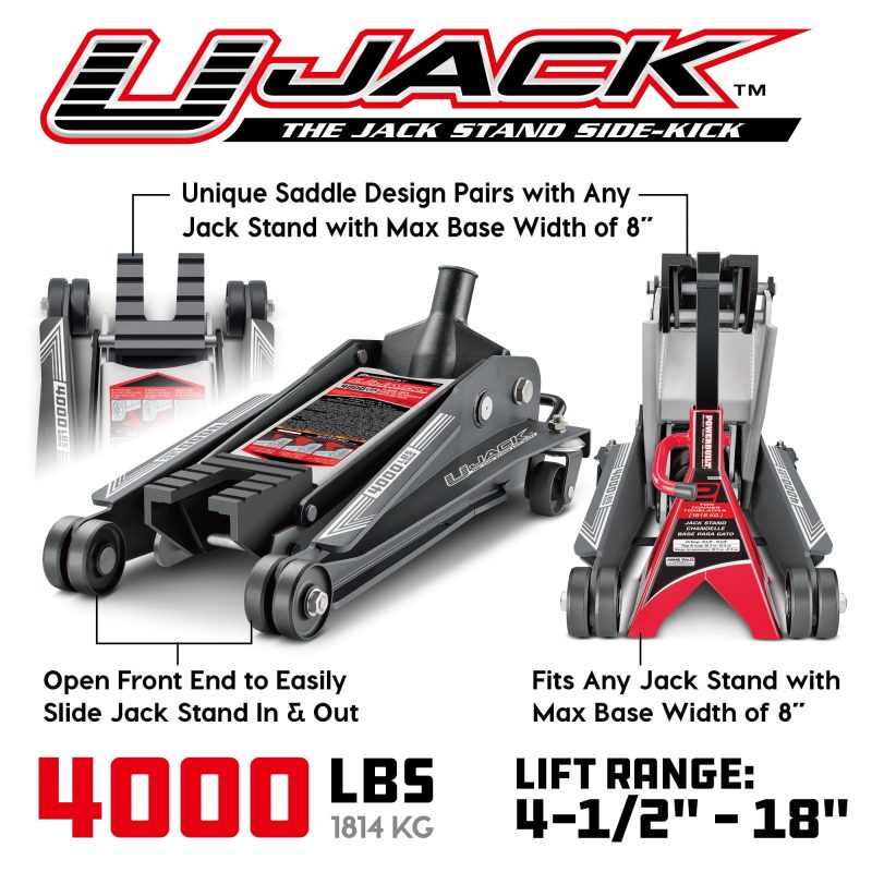 Powerbuilt 2 Ton U-Jack Floor Jack - 620516 - Image 2