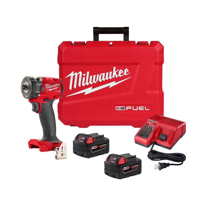 Milwaukee Tool M18 FUEL 3/8" 3/8 Compact Impact Wrench with Friction Ring Kit