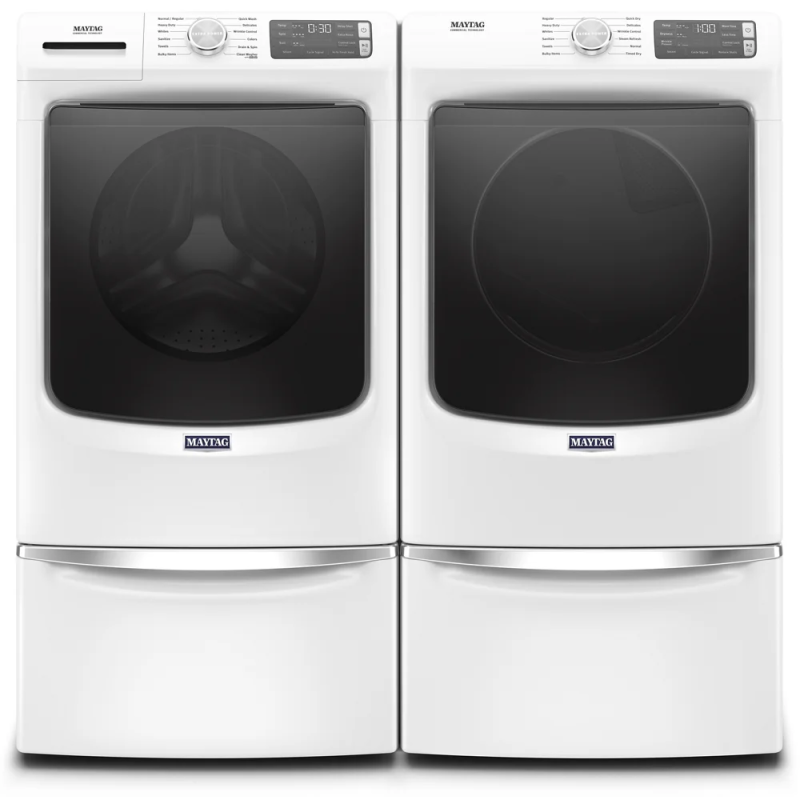 Maytag Med6630h 27" Wide 7.3 Cu Ft. Energy Star Rated Electric Dryer - White - Image 4