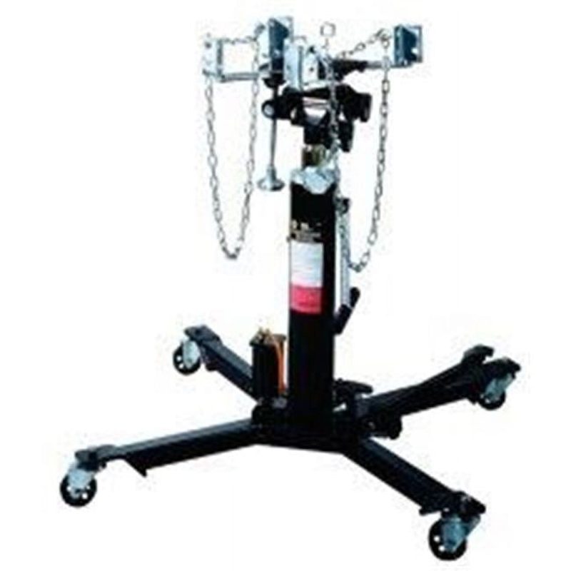 1000 Pound 2-Stage Telescoping Air / Lever Actuated Hydraulic Transmission Jack