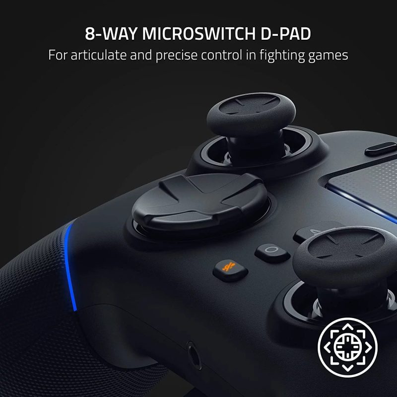 Razer Wolverine V2 Pro Wireless Controller Black HyperSpeed, Mecha-Tactile, RGB Lights for PS5 & PC With Cleaning kit BOLT AXTION Bundle Like New - Image 2