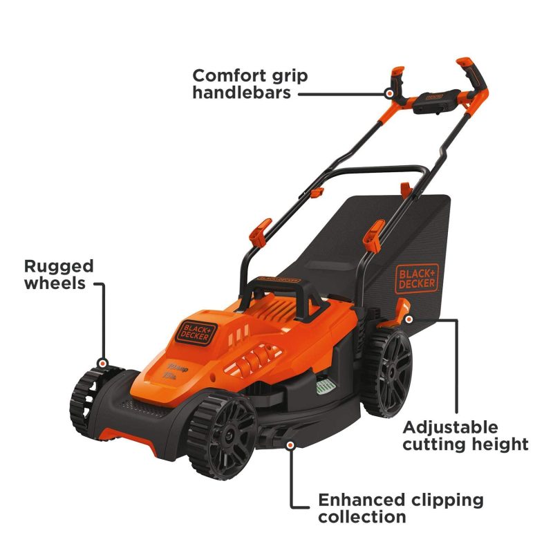 BLACK DECKER BEMW472BH Electric Mower - Image 3