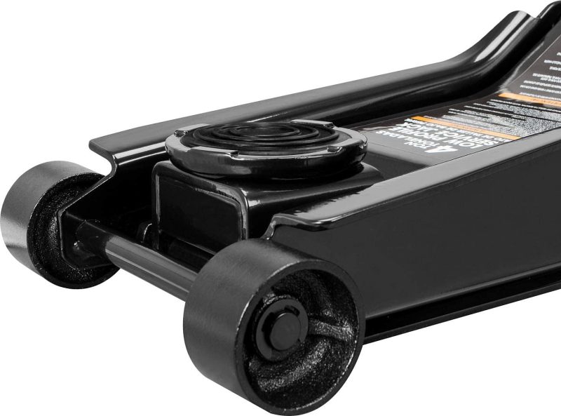 Torin 4 Ton Low Profile Service/Floor Jack Hydraulic Car Jack with Quick Lift Pump,Black,W8407B - Image 4