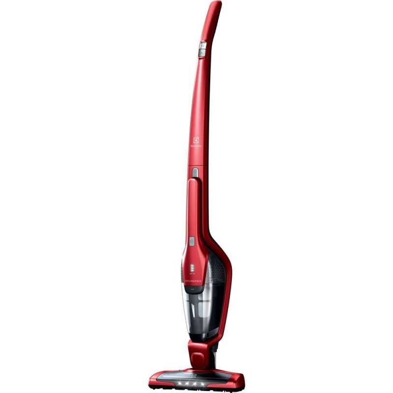 Electrolux EHVS3510AR Ergorapido Pet Bagless， Cordless， with Detachable Handset in Red Stick Vacuum