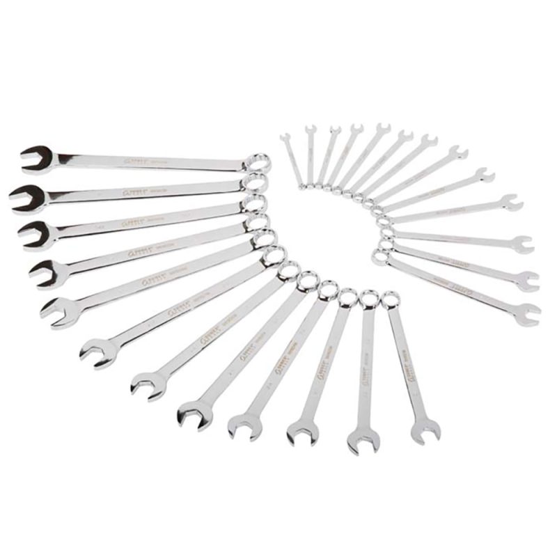 Sunex 9917MPR Fully Polished V-Groove Combination Metric Wrench Set, 25 Piece - Image 2