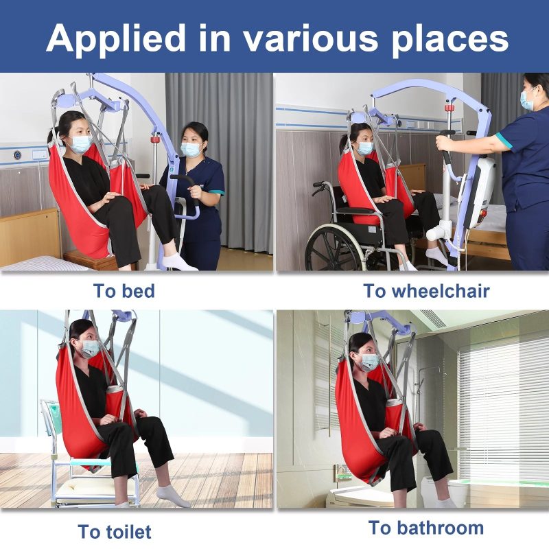 EZ Assistive Hoyer Lift Sling for Patient Transfer,Patient Lift Sling for Divided Leg,Hoyer Sling Transfer and Lift Patient Safely, 500lb Weight Capacity - Image 6