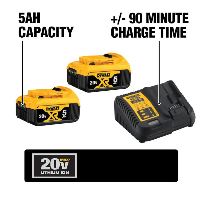 DEWALT 20-Volt MAX Cordless Reciprocating Saw with (2) 20-Volt Batteries 5.0Ah and Charger💝 Last Day For Clearance - Image 3