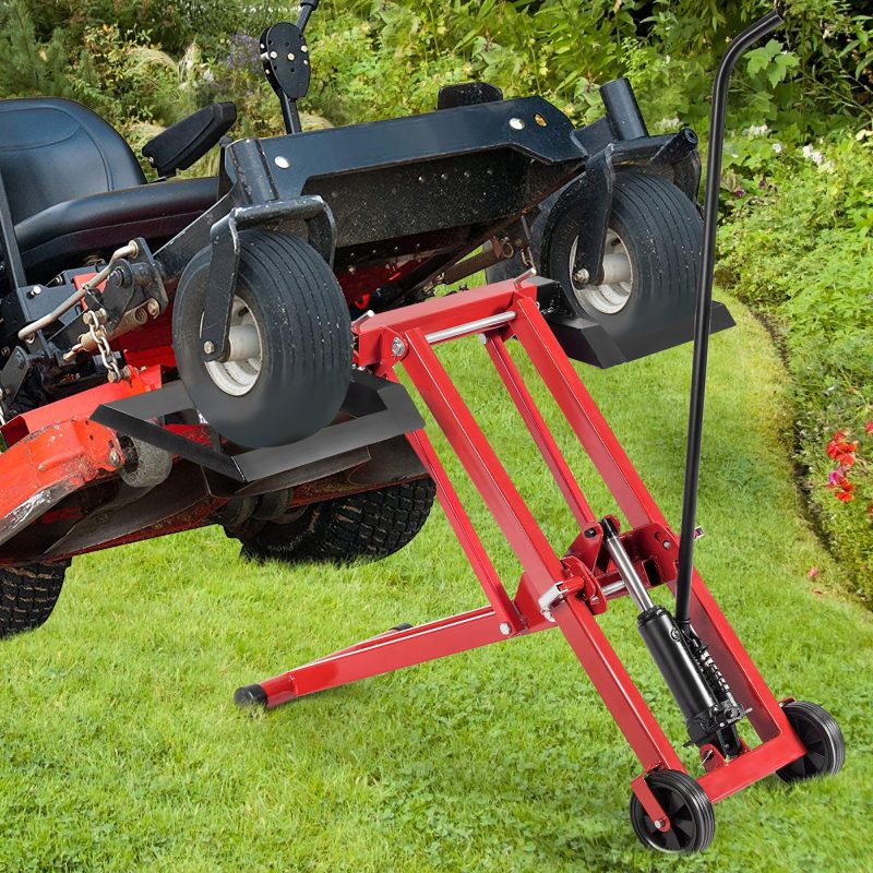 Costway Lawn Mower Lift Jack for Tractors & Zero Turn Riding Lawn Mowers 500lb Capacity - Image 3