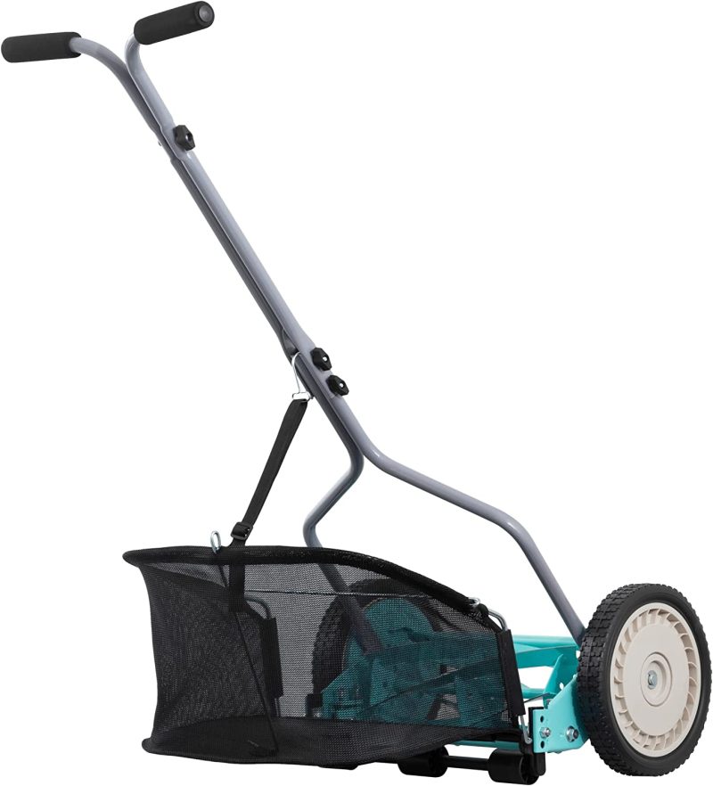 American Lawn Mower Company 1304-14GC 14-Inch 5-Blade Push Reel Lawn Mower with Grass Catcher， Mint - Image 7