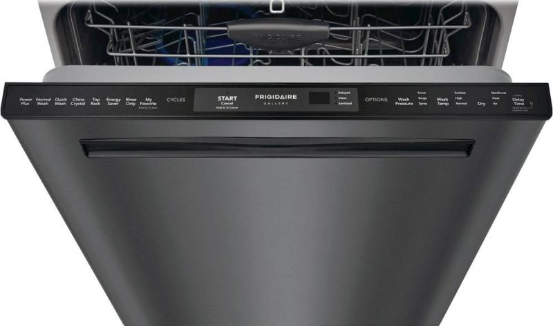 Frigidaire - Gallery 24" Top Control Tall Tub Built-In Dishwasher - Black stainless steel - Image 21