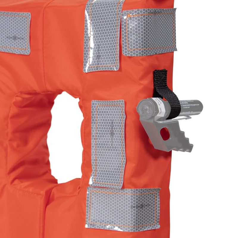 Seachoice Type I Commercial Offshore Vest， Fluorescent Orange， Reflective Panels， Adult， Over 90 Lbs. - Image 2