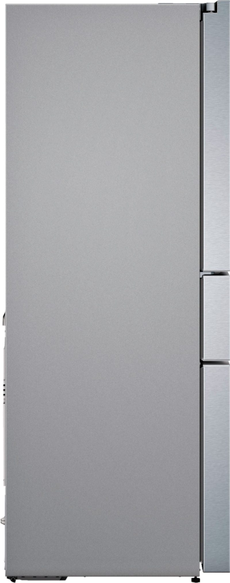 Bosch - 800 Series 20.5 Cu. Ft. 4-Door French Door Counter-Depth Smart Refrigerator - Stainless steel - Image 4