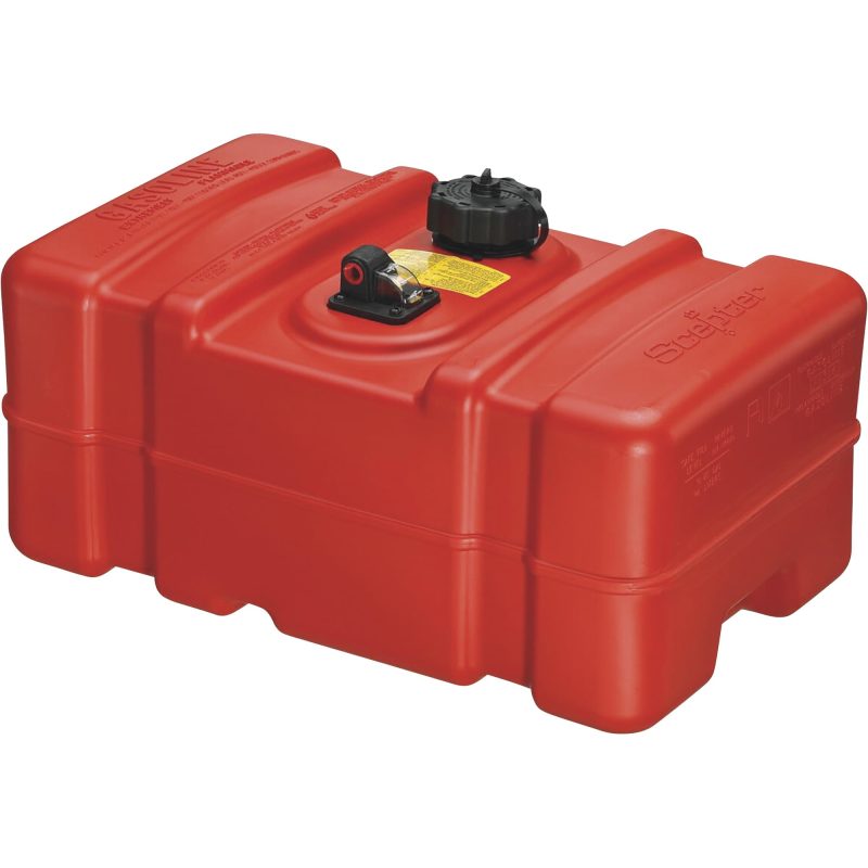 Rectangular Portable Fuel Tank — 9-Gallon, EPA-Compliant, Model# 08667