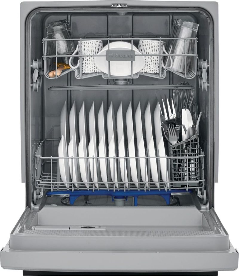 Frigidaire - 24" Front Control Tall Tub Built-In Dishwasher - Stainless steel - Image 4