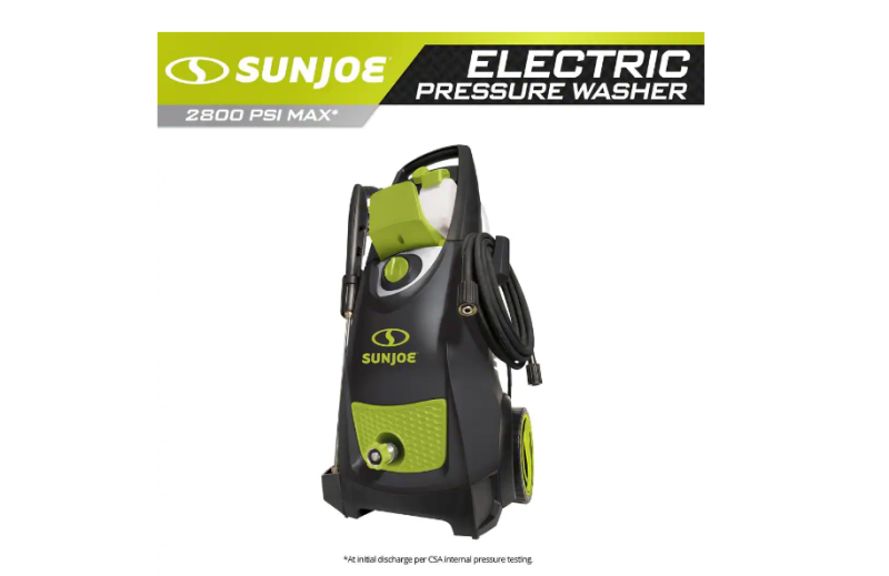 Sun Joe SPX3000 2800 MAX PSI 1.3 GPM 14.5 Amp Electric Pressure Washer