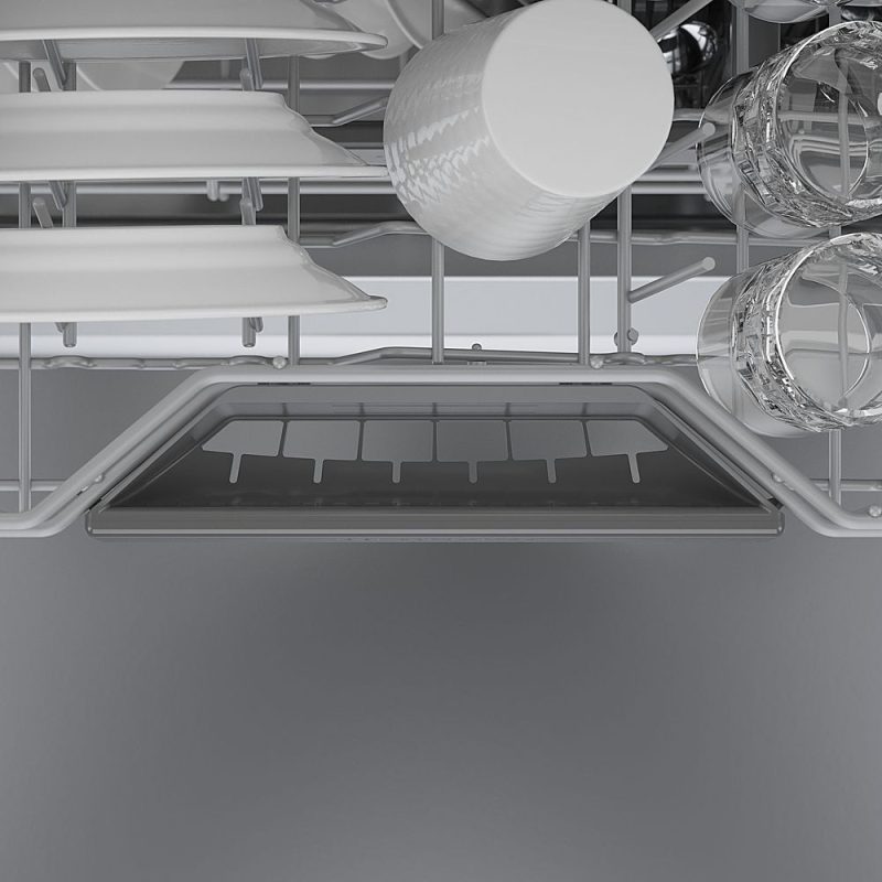 Bosch - 300 Series 24" Front Control Smart Built-In Dishwasher with 3rd Rack and 46 dBA - Silver - Image 17