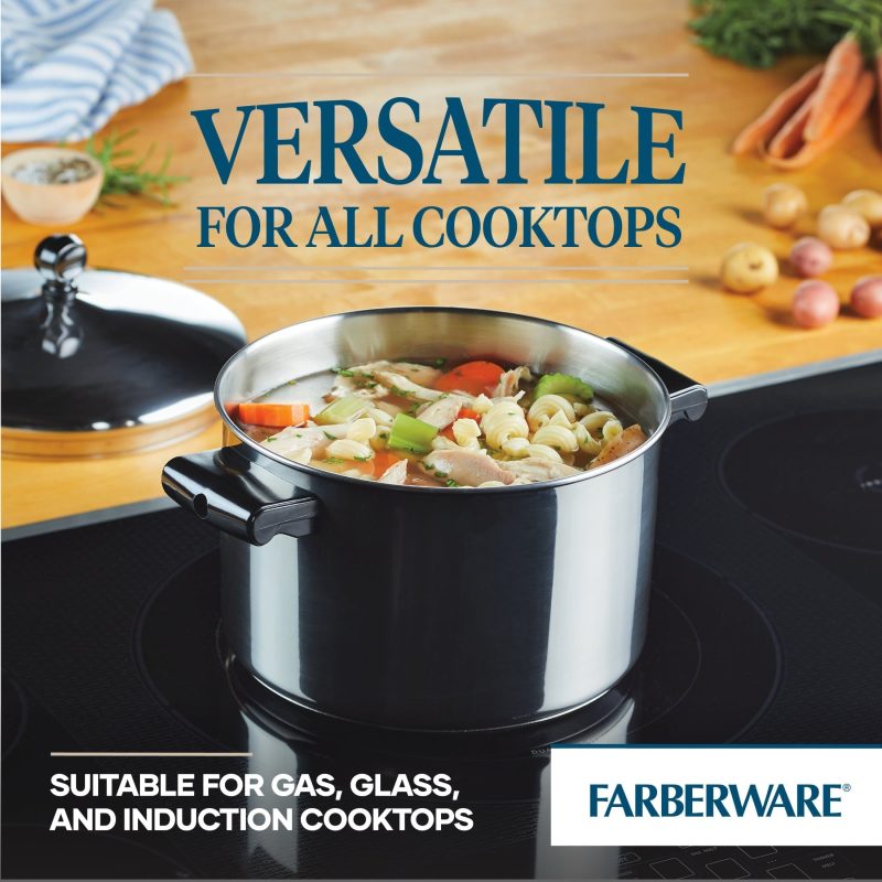 Farberware Classic Stainless Steel Cookware 15-Piece Set - Image 5