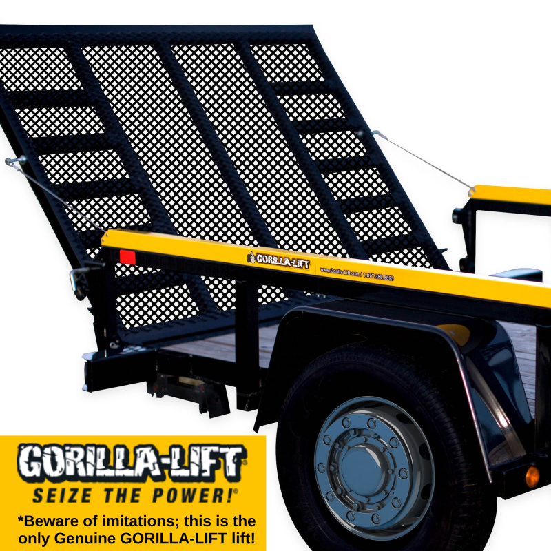 Gorilla Lift 2 Sided Tailgate Utility Trailer Gate & Ramp Lift System, (2 Pack) - Image 2