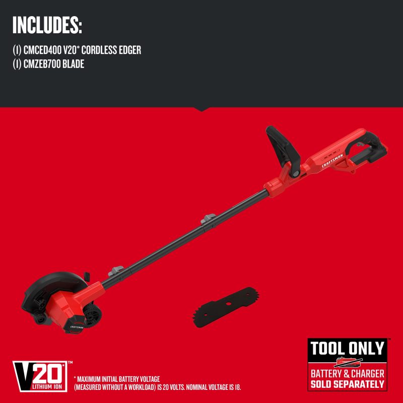 Craftsman Lawn Edger Cordless CMCED400B - Image 3