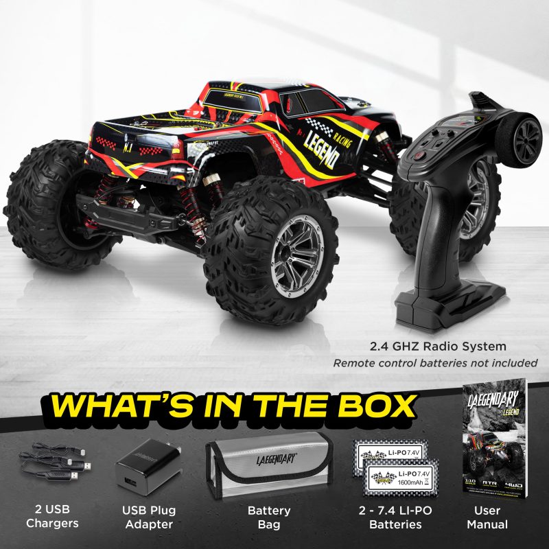 remote control car monster truck waterproof adults kids - Image 6