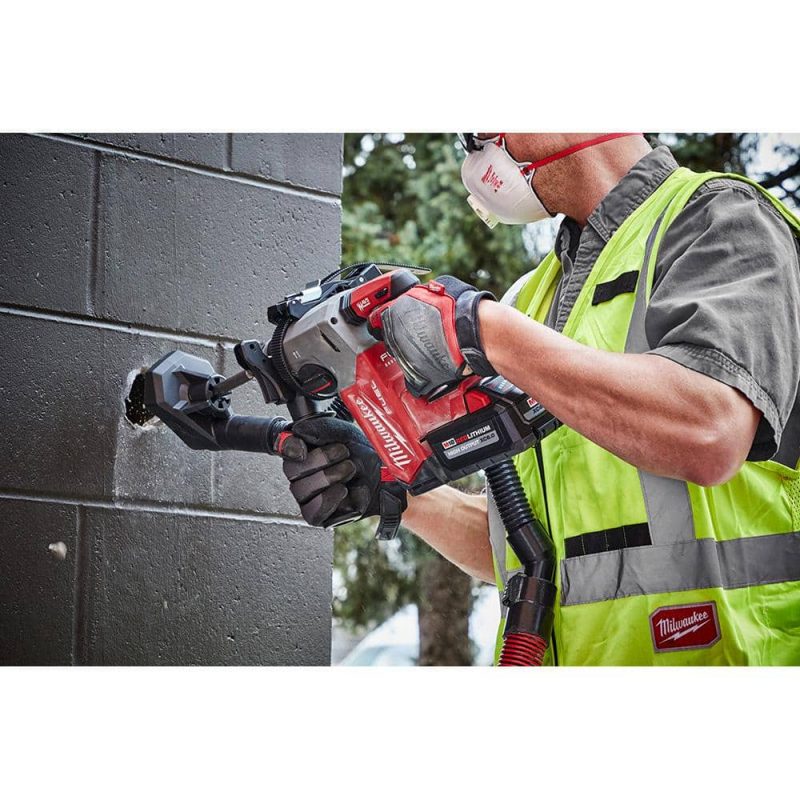 M18 FUEL 18V Lithium-Ion Brushless Cordless 1 in. SDS-Plus Rotary Hammer with Compact Bandsaw (2-Tool) 2912-20-2829-20 - Image 9