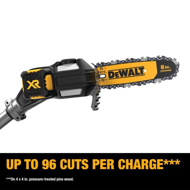 DEWALT 20V MAX* Lithium-Ion Cordless Pole Saw and Pole Hedge Trimmer Combo Kit DCKO86M1 from DEWALT - Image 19