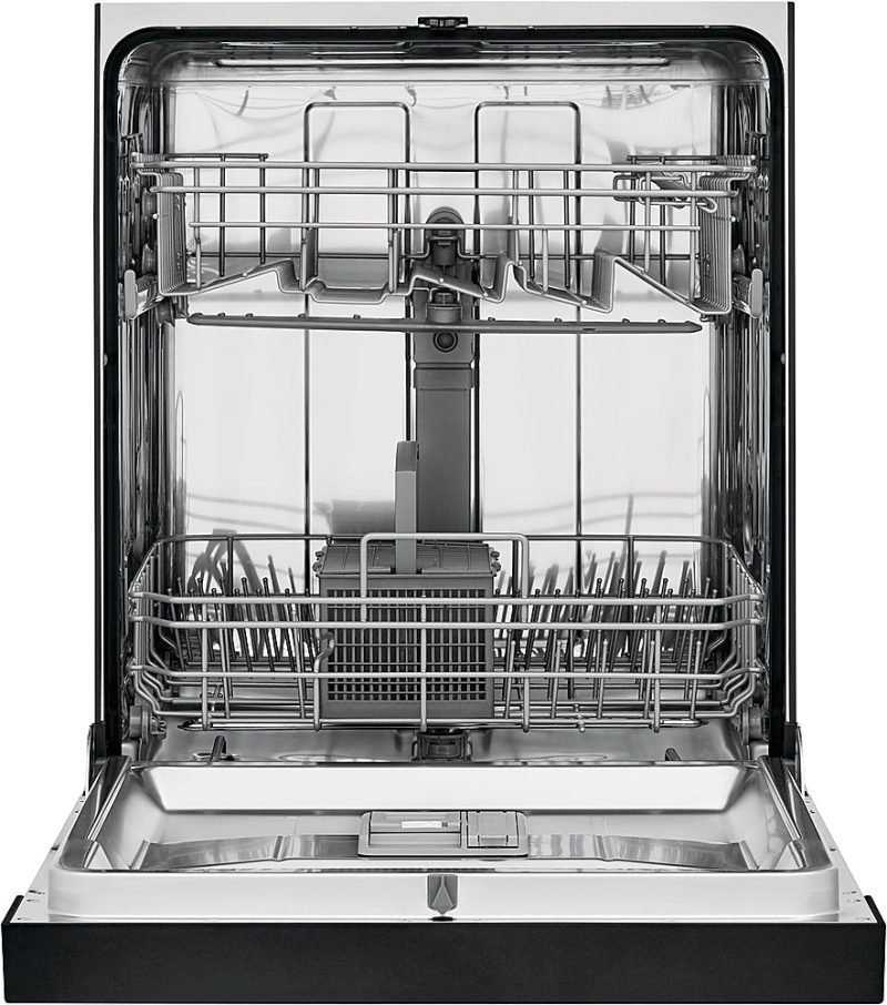 Frigidaire - 24" Compact Front Control Built-In Dishwasher with Stainless Steel Tub, 52 dBA - Black - Image 9