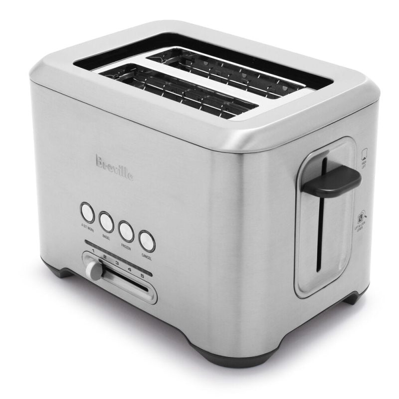 Breville - the Bit More 2-Slice Extra-Wide and Deep Slot Toaster - Stainless Steel - Image 4