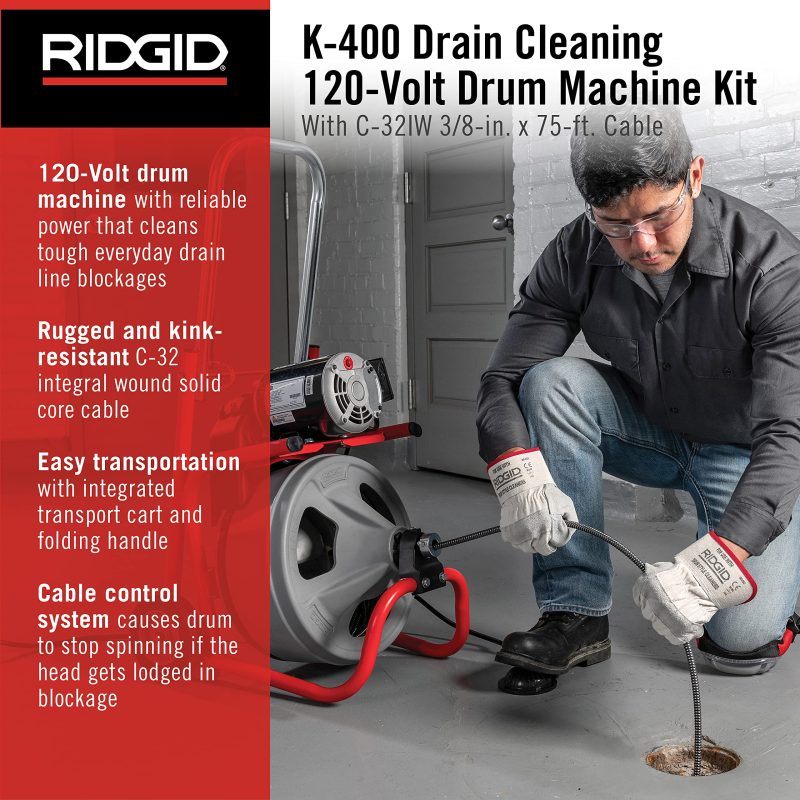 RIDGID 52363 Cleaning 120 Volt Machine - Image 2