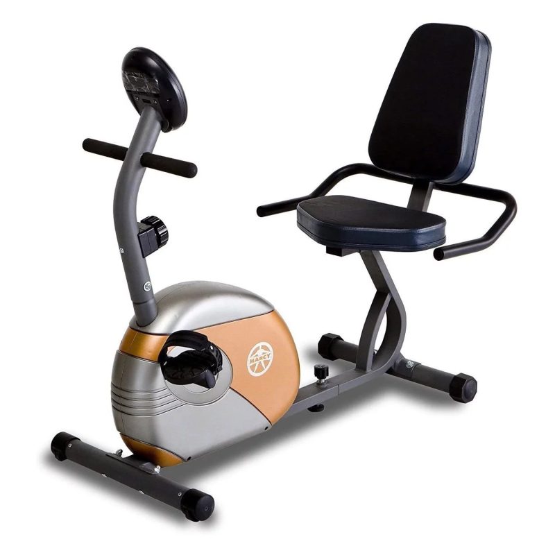 Marcy ME709 Recumbent Magnetic Exercise Bike Cycling Home Gym Equipment - Image 2