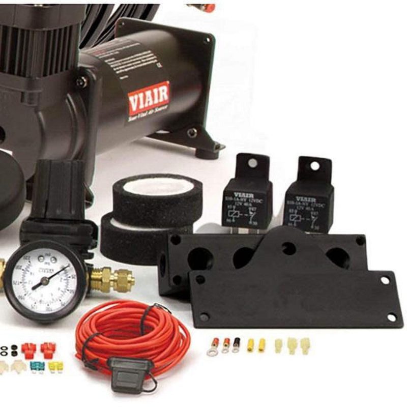 VIAIR 20020 Dual 444C 200 PSI OBA On Board Air Compressor System, Stealth Black - Image 3