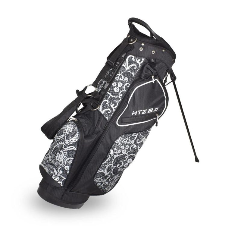 HotZ 2.0 Stand Bag *Ladies Lace* *Black/White* Golf - Image 2