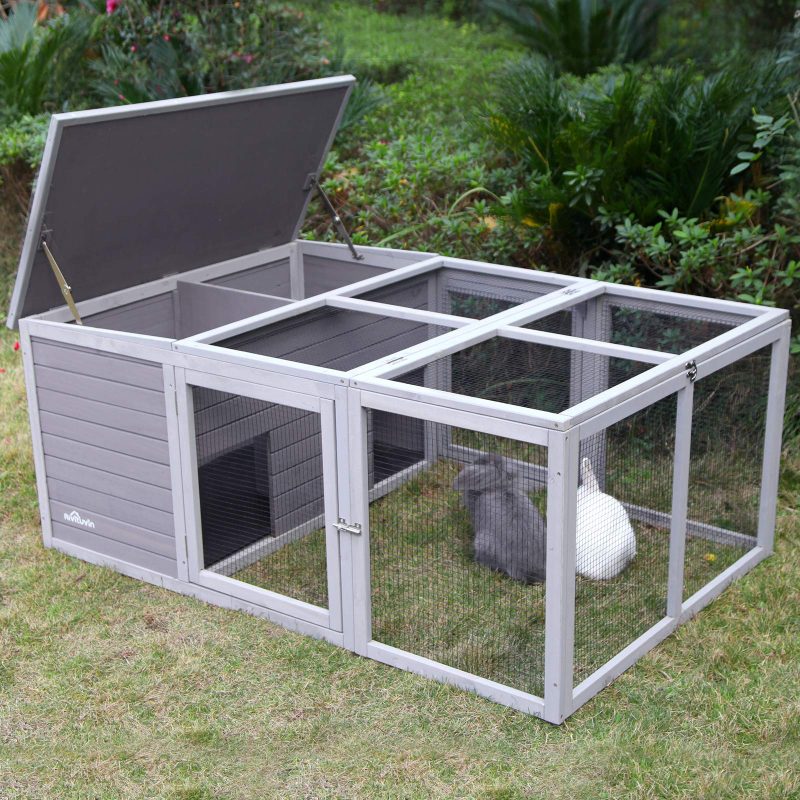 Aivituvin Rabbit Outdoor Playpen Enclosure