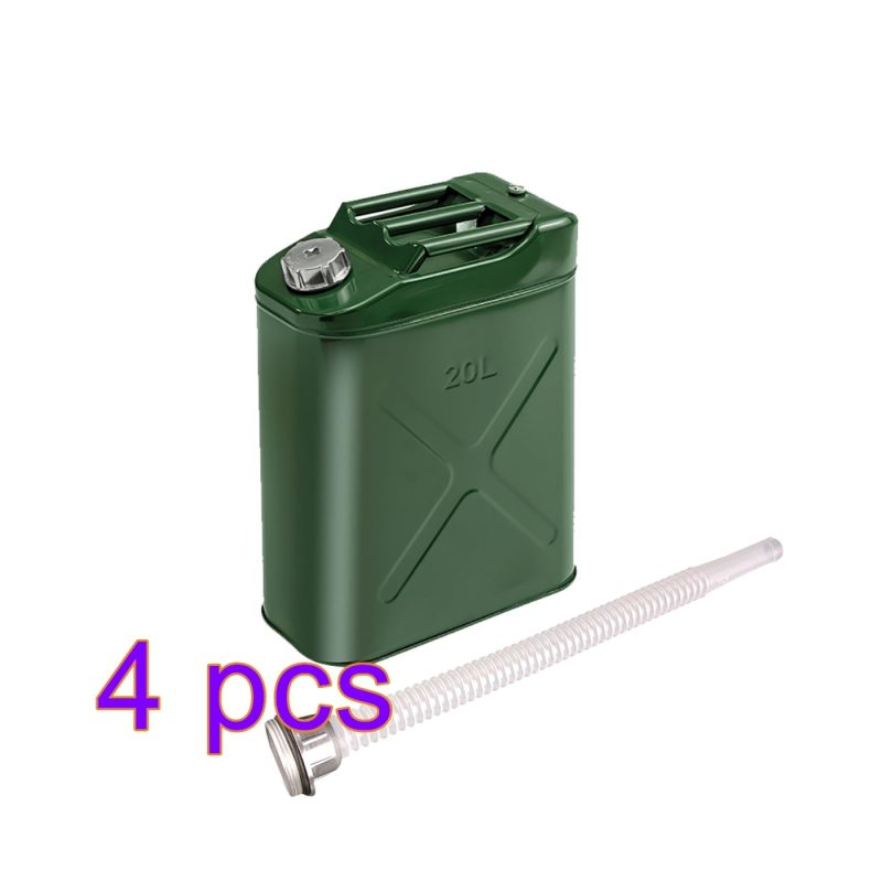 MoreChioce 20L Green Metal Jerry Can Store Container for Petrol Oil Water Alcohol - Image 2