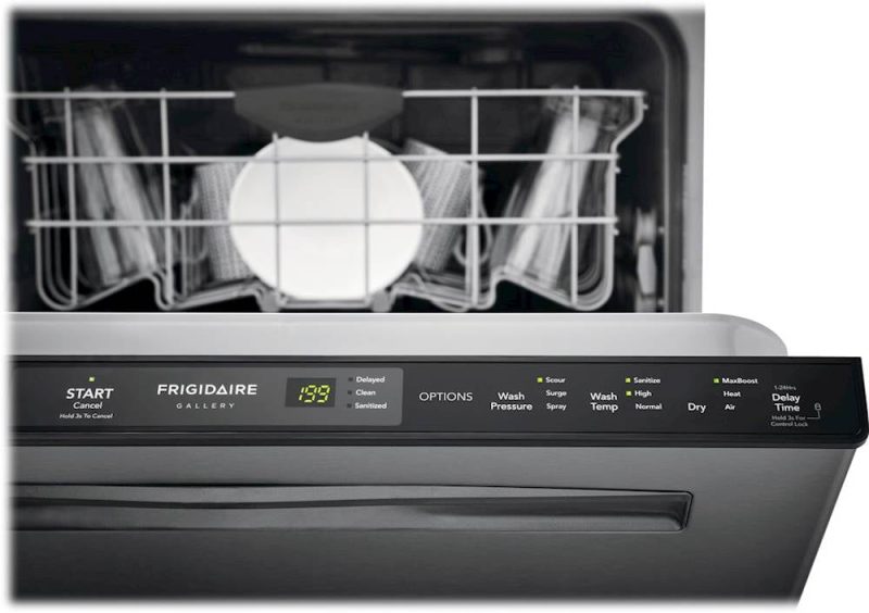 Frigidaire - Gallery 24" Top Control Tall Tub Built-In Dishwasher - Black stainless steel - Image 15