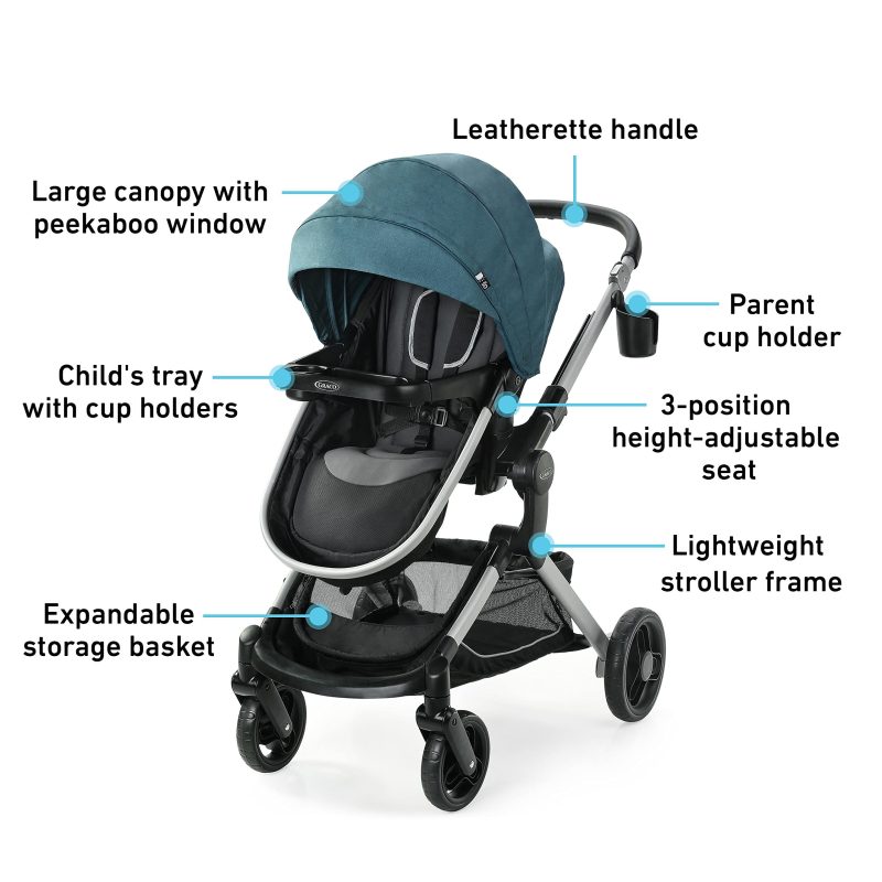 Graco Stroller Adjustable Reversible Lightweight - Image 7