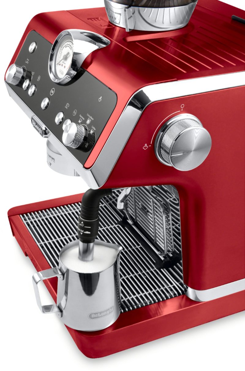 De'Longhi - La Specialista Prestigio Espresso Machine with Active Temperature Control and Dual Heating System - Red - Image 6