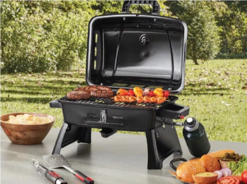 Ozark Trail Portable 1 Burner Propane Grill with Interchangeable Griddle Plate - Image 2