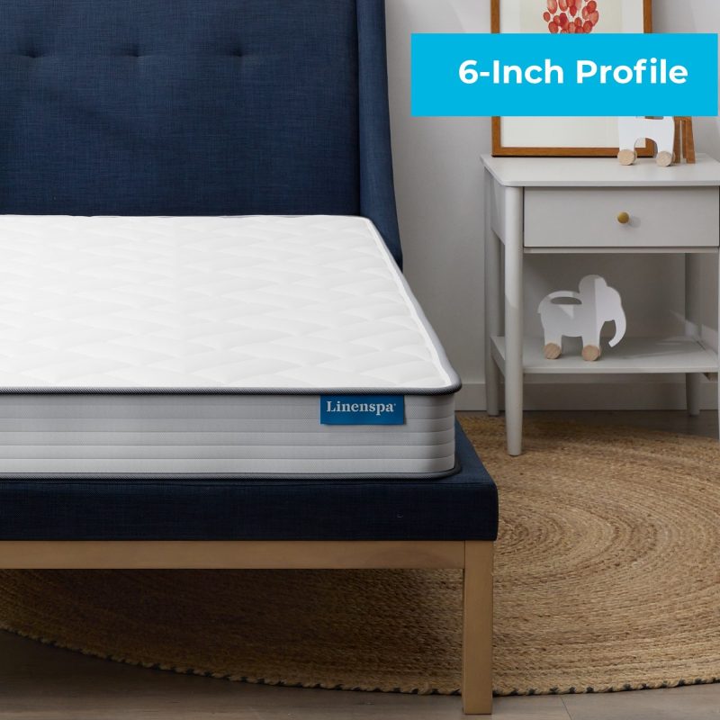 Linenspa Explorer 6" Innerspring Mattress， Twin💝 Last Day For Clearance - Image 8