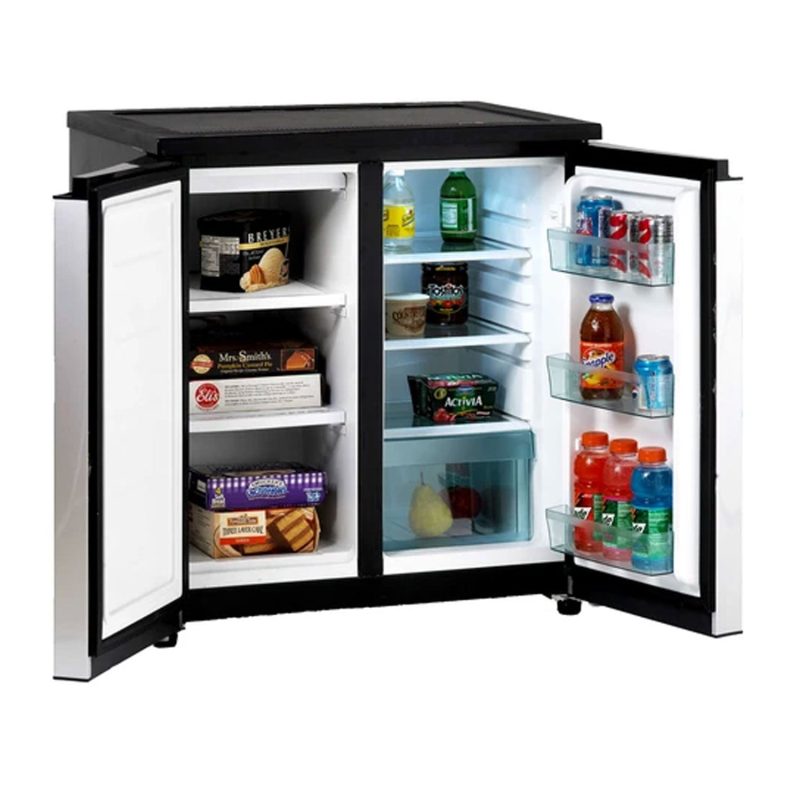 5.5 Cu Ft 2 Door Compact Mini Fridge Refrigerator Freezer (Used) - Image 3