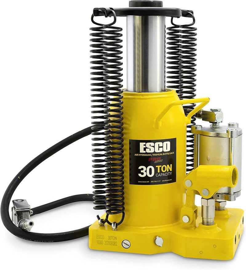 ESCO 30 Ton Had Pro Series Air Hydraulic Bottle Jack - Image 6