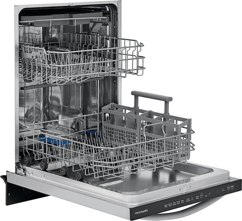 Frigidaire - 24" Top Control Built-In Dishwasher with Stainless Steel Tub, 3rd Rack, 49 dBA - Stainless steel - Image 15